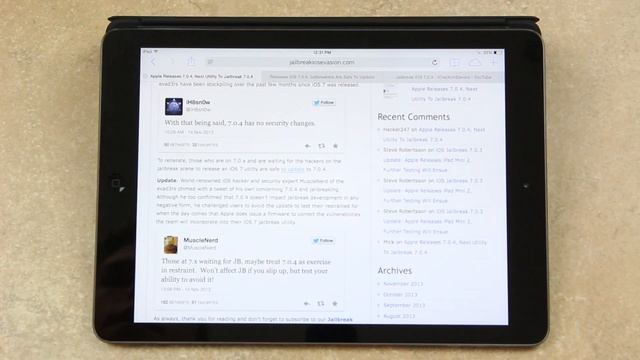 Jailbreak 7.0.4 New Untethered Details, iOS 7 Update iPad Air, iPhone 5C & 5S смотреть онлайн