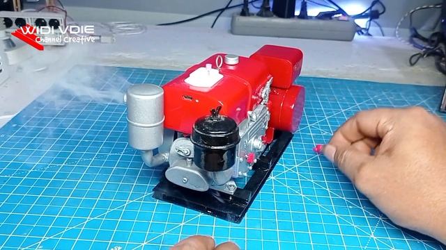 Diy mini diesel engine generator смотреть онлайн