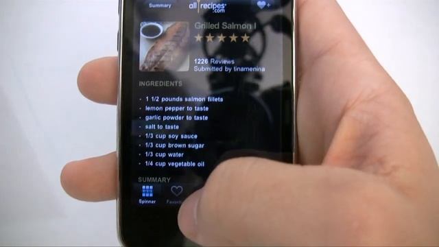 iPod / iPhone App Review - AllRecipes Dinner Spinner смотреть онлайн