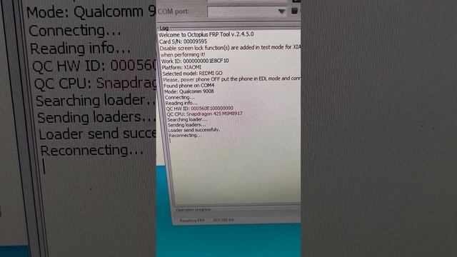 Redmi Go FRP через Octoplus FRP смотреть онлайн