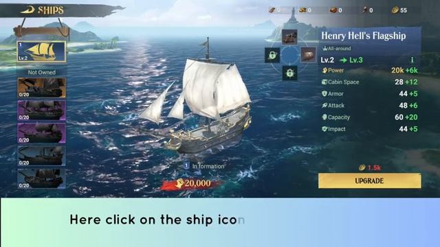How to Change ships in Sea of Conquest: Pirate War смотреть онлайн