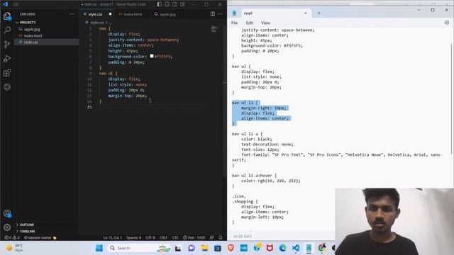 Create Apple Landing Page using HTML and CSS | Full Stack Web Development | GoCinQ INT-EARN-SHIP смотреть онлайн
