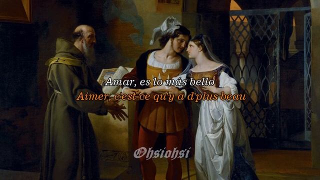 Aimer (sub español) | Roméo et Juliette | Cécile Cara et Damien Sargue смотреть онлайн