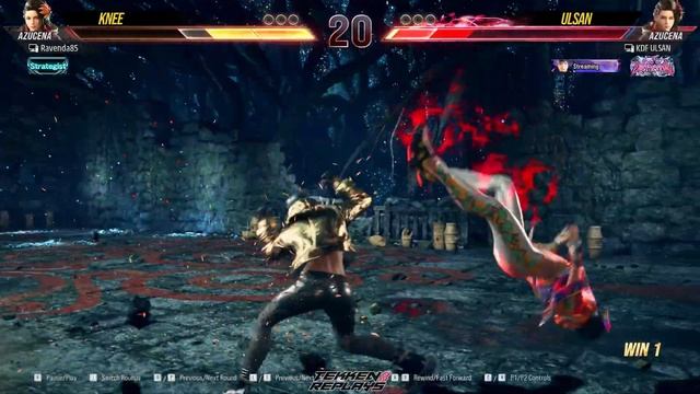 T8 🔥 Ulsan (Azucena) vs JeonDDing (Eddy) & Knee (Azucena) 🔥 Tekken 8 High Level Gameplay смотреть онлайн