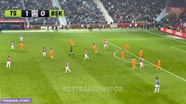 Trabzonspor 1-0 Başakşehir maç özeri maç atmosferi смотреть онлайн