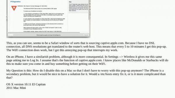 How to disable captive.apple.com?