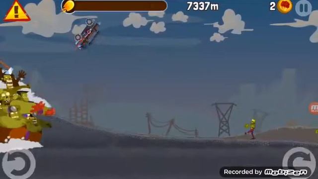 Zombie Road Trip | War Bundle Gameplay (Using The Railgun) смотреть онлайн