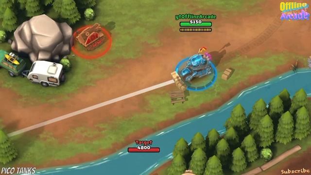 Pico Tanks - ALL BODY IN SLOWMO ACTION | iOS & Android смотреть онлайн