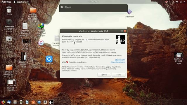IOS 12 -ios 13.3.1 Checkra1n Jailbreak For PC(linux/ubuntu) For Iphone 5s To Iphone X With No Error