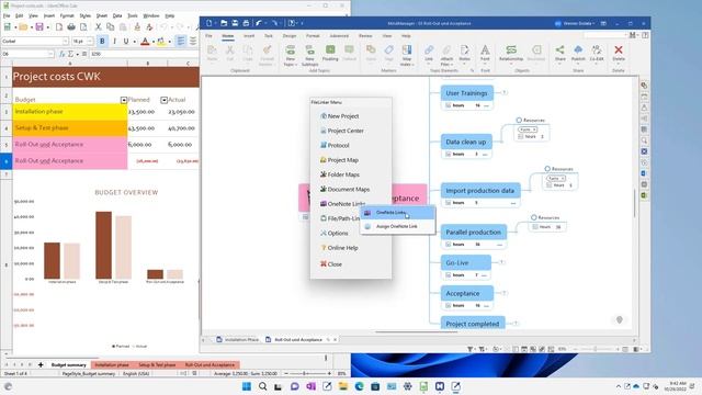 LibreOffice - FileLinker - OneNote - MindManager смотреть онлайн