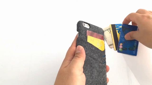 Felt slim wallet case for iPhone 6 6S Plus by ComboCases #iphonecase смотреть онлайн