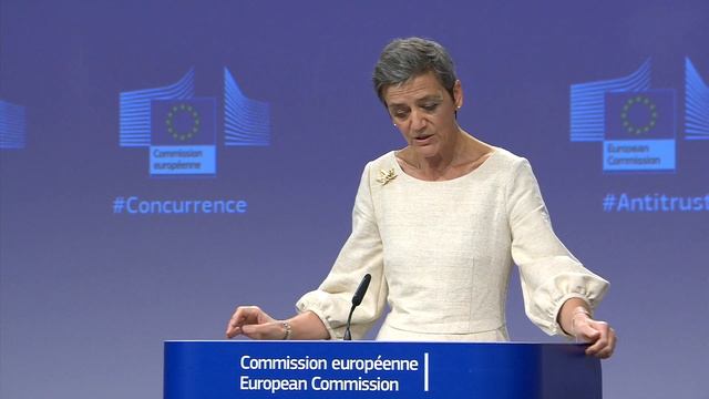 EU's Vestager Set to Accuse Apple of Unfairly Squeezing Spotify смотреть онлайн