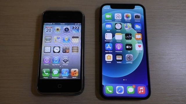 iPhone 2g vs iPhone 12 mini Incoming Call смотреть онлайн