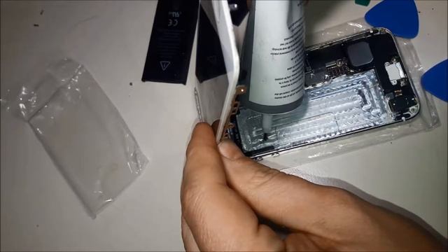 iPhone 5 A1428, A1429 - wymiana baterii - battery replacement смотреть онлайн