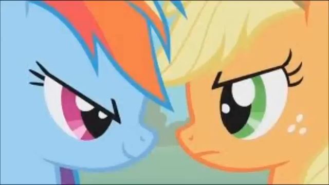 Applejack Singing To Rainbow Dash