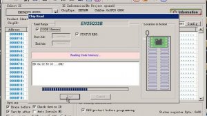 MiniPro TL866A опередляем чип и читаем, сохраняем дамп