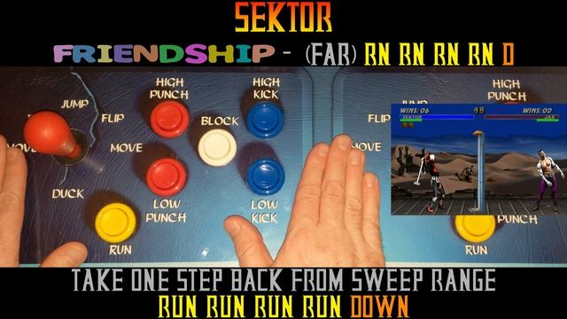 Ultimate Mortal Kombat 3 - Sektor - Friendship смотреть онлайн