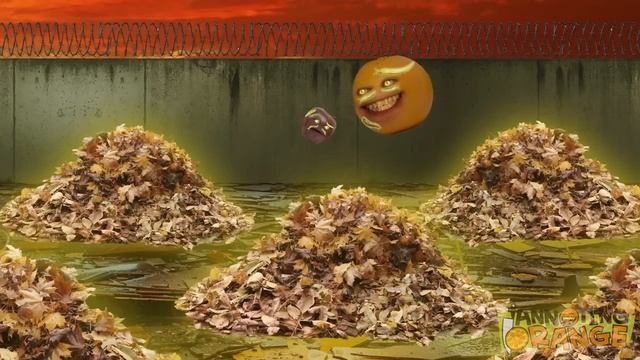 Annoying Orange - Haunted Leaf Pile #Shocktober смотреть онлайн