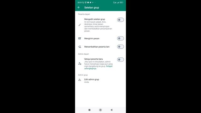 Update Baru Tampilan Setelan Grup WhatsApp // Pengaturan Baru Grup WA 2023 смотреть онлайн