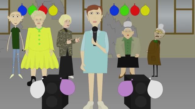 Бабка Алка Серия 16 - 1 Сентября С Бабкой Алкой - Уродская Анимация смотреть онлайн