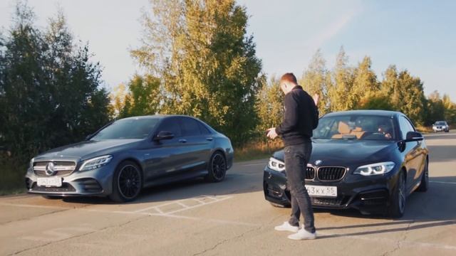 Mercedes-Benz C43 AMG vs BMW M240i + BMW X3 St.2 - versus смотреть онлайн