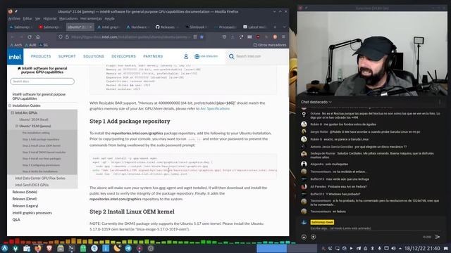(Directo 18-12-2022) En PC nuevo probando gráfica Intel ARC A770 en Linux (Arch Linux) смотреть онлайн