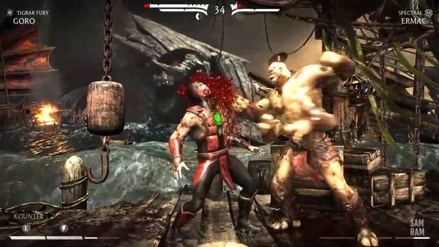 Mortal Kombat X - Goro Vs (Klassic) Ermac (Very Hard) смотреть онлайн