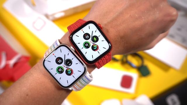 Apple Watch 7! UNBOXING, przymiarka, porównanie rozmiarów i pierwsze wrażenia. Który model wybrać? смотреть онлайн