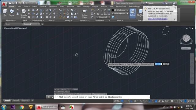 AutoCAD 3D Elbow Pipe Tutorial, 90 Corner Pipe Water Connection Pipe Fitting, Basic Training смотреть онлайн