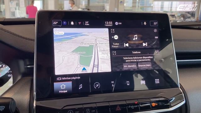 NOVO JEEP COMPASS LONGITUDE 1.3 TURBO CINZA GRANITE 2022! VERSÃO INTERMEDIÁRIA DO SUV Fast Car View смотреть онлайн