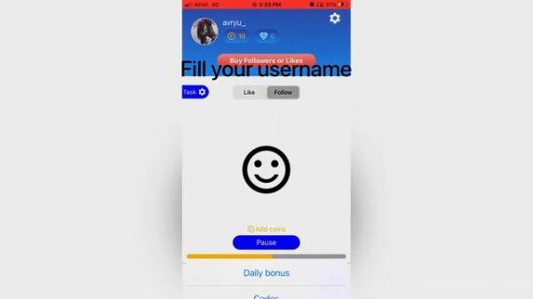 FREE INSTAGRAM FOLLOWERS ll top follow ll for ios-iPhone/ android