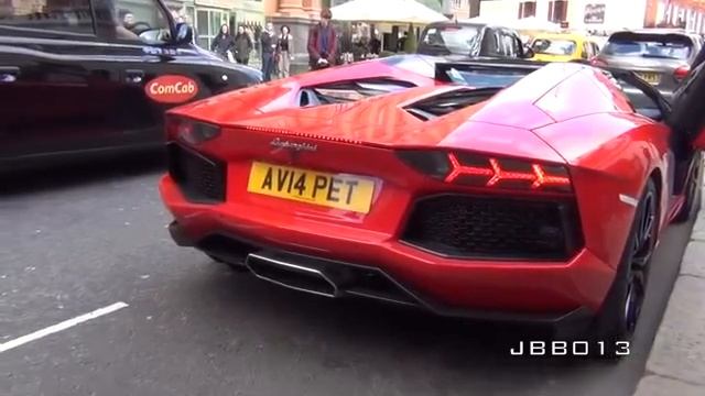 Lord Aleem New Lamborghini Aventador Roadster Causes a Stir In London смотреть онлайн