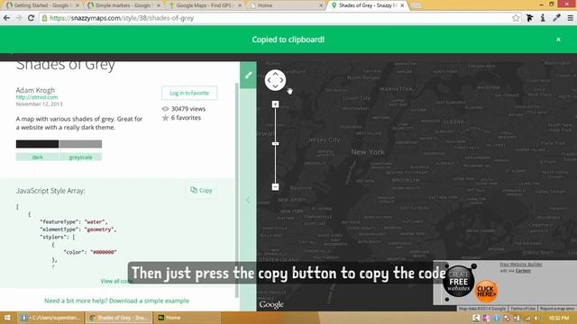 Adobe Muse CC - Make your Google Maps look Awesome using Snazzy Maps смотреть онлайн