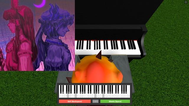 Touhou 6 "Sakuya's Theme" : Lunar Clock ~ Luna Dial | [Roblox Piano] смотреть онлайн