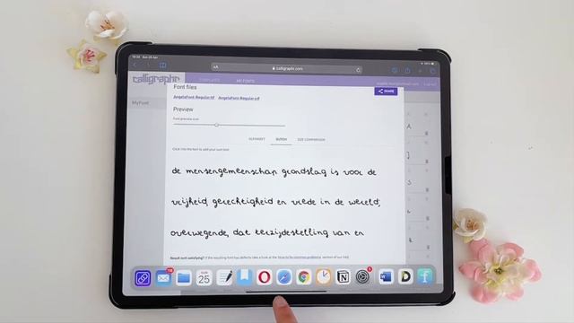 How to make your own Handwriting into a FONT | Ipad & Mac смотреть онлайн