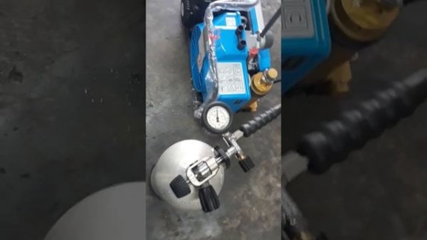 Kompressor Bauer Junior-II B Commisioning