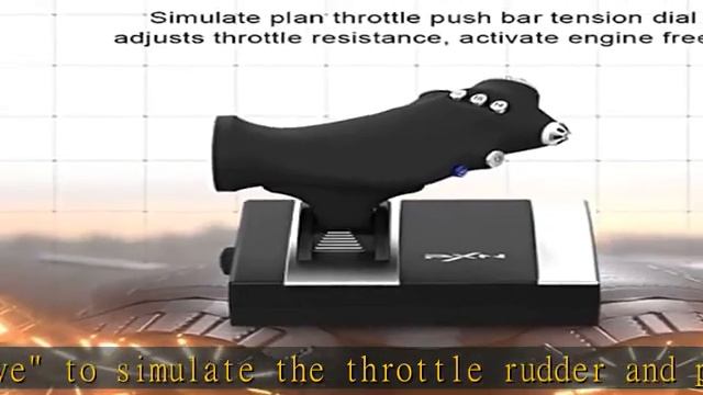 PXN-2119Pro Flight Simulator Controls - PC Joystick with Vibration Feedback for Realistic Gaming Ex смотреть онлайн