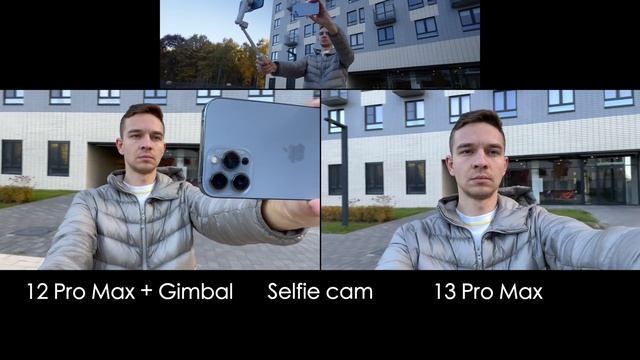 iPhone 13 Pro Max Video Stabilisation VS gimbal comparison смотреть онлайн