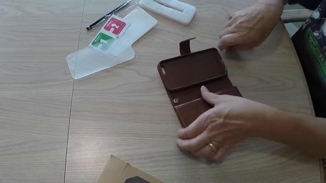 BRG Brown iphone 6 wallet, case, card holder & wristlet смотреть онлайн