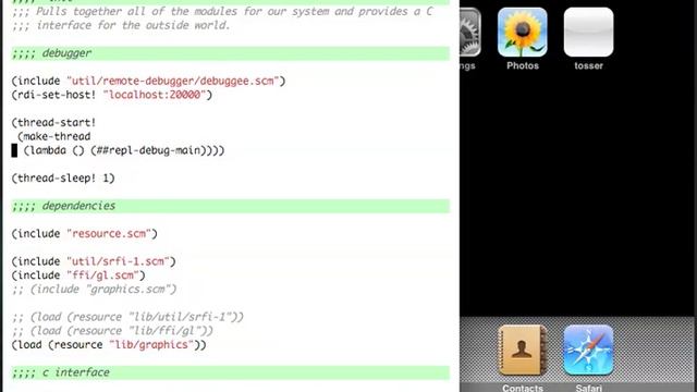 Using a Scheme REPL to debug iPhone apps real-time смотреть онлайн
