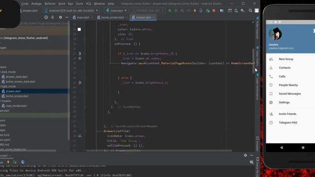 Flutter UI Tutorial | Telegram Clone flutter app - Day 20 смотреть онлайн