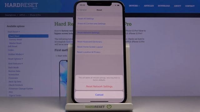 How to Reset Network Settings on iPhone 12 Pro – Restore Network Defaults смотреть онлайн