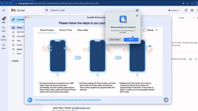 How to Unlock Passcode iPhone TunesKit iPhone Unlocker смотреть онлайн