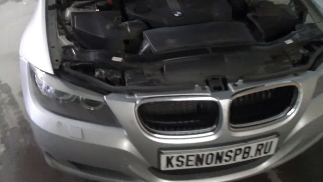 BMW 3 E90/91 Ремонт фар со старыми стёклами смотреть онлайн