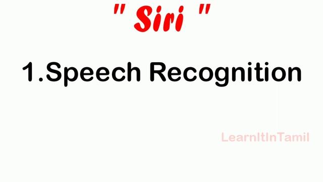 How the Siri works?|Apple|ios|Mac|LearnItinTamil|தமிழ் смотреть онлайн