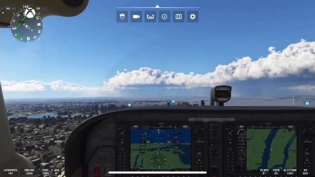 MSFS 2020 - xBox cloud gaming xCloud on iPhone 11 смотреть онлайн
