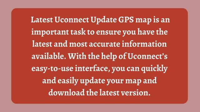 How to Update Uconnect GPS Map And Download [Full Guide] смотреть онлайн