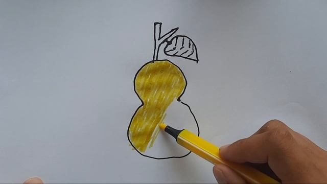 Draw a picture of a pear | Нарисуйте картинку груши|석류 그림을 그리다 смотреть онлайн