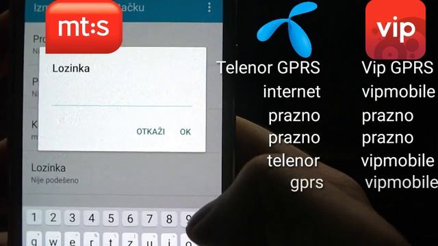 AT - Ručno podešavanje mobilnog interneta смотреть онлайн