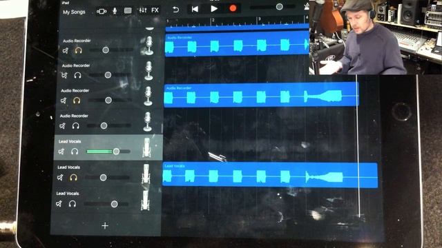 GarageBand on iOS 10 _ 11_ Backing vocals - part ONE - RECORDING смотреть онлайн